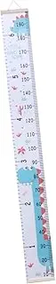 Abaodam Dinosaur Wall Decal Kids Growth Chart Height Measurement Ruler Removable Art Hanging Sticker for Nursery
