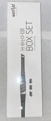 HELO LX Smartband Fitness Health Monitor Box Set w/ Germanium Stones Free Ship