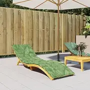 Oxford Leaf Pattern Sun Lounger Cushion Garden Furniture Seat Cushion for Bench or Sofa Decoration
