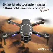 V888 Drone With 8K HD Dual Camera FPV WIFI Foldable Quadcopter +Battery lwws