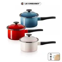 在飛比找momo購物網優惠-【Le Creuset】琺瑯單柄調理鍋16cm(櫻桃紅/水手