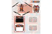 Sunnylife Skin Sticker for Mini 3 (Drone+DJI RC Remote) Oil Painting