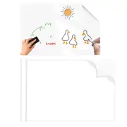 Removable Static Cling Peel and Stick Whiteboard Sticker Family Office Memo Doodle