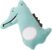 ibasenice Alligator Catnip Toy for Indoor Cats Interactive Plush Kicker Toy Kitten Chew for Play and Teething