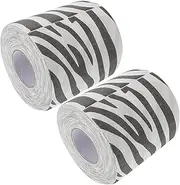 VALICLUD 2pcs Zebra Print Toilet Paper Unique Textured Bathroom Tissue for Stylish Decor Self Adhesive Wrap Fun Patterns for Home Use
