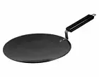 Hard Anodised Aluminium Tawa Griddle Roti Maker 11 Inches Black