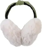 [DEARMAMY] Women's Winter Plush for Women Double Color Ear Cover Folding Warm Ear Muffs Adorable Frost Protection Ear Cap