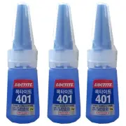 Loctite Henkel 401 ( 20g x 3 ea ) Instant Adhesive Super Glue