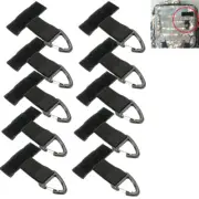 Outdoor Backpack Clasp Quickdraw Carabiner Buckle T-shaped Triangle Keychain