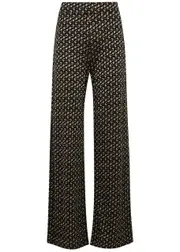 Stine Goya Magic Monogrammed Knitted Trousers - Black - L (UK14 / L) L (UK14 / L)