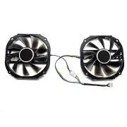 One Pair Graphics Card Cooling Fans Accessories Parts for YESTON RX480 570 580