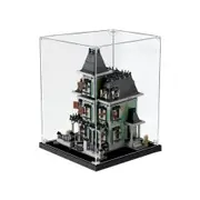 Acrylic Display Case for LEGO 10228 Monster Fighters Haunted House Figure Storage Box Dust Proof Glue Free