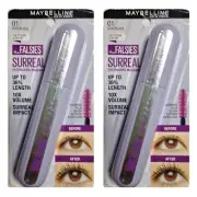 2×Maybelline Falsies Surreal Mascara Black