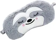 ERINGOGO Cartoon Grey Monkey Sleep Mask Soft Eye Cover for Comfortable Sleep for Travel Home and Office Use Light Blocker for Eye Masks for Sleeping
