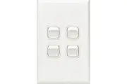 HPM Excel 4 Gang Light Switch | XL770/4WE