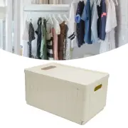 Clothing Storage Bins Stackable Folding Wardrobe Storage Box 9 Grids PP With Lid