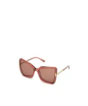 Geometric frame sunglasses 63 Nude