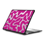 MacBook Air 13-inch (M1 / Intel) Impact Case Pink Abstract Shapes by Corey Paige Designs