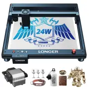 [EU/US Direct]Longer Laser B1 20W Laser Engraver Cutter, 4-core Laser Head, 22-24W Output Power, 450 x 440mm Engraving A