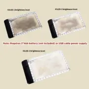 HandsFree 4times Magnifier Glass with Stand 43 Bright LED for Reading