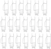 20 Pack Tomato Trellis Roller Hooks with 15M Twine for Tomato,Plant, Greenhouse,