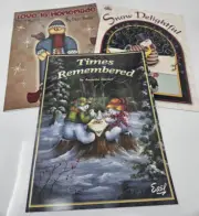 Lot of 3 Decorative Painting Books Snowman Snowmen Christmas Winter Patterns