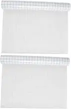 TOKIDNY Lettering Film 2 Rolls Vinyl Transfer Decal Grid Transfer Membrane for Signs Decorative Adhesive Film