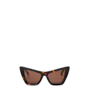 Geometric frame sunglasses 57 Brown