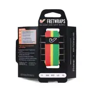 Gruv Gear FretWraps String Muter, World Flags, 1-Pack Medium, Red/Yellow/Green