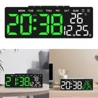 Multifunctional Simple LED Digital Clock with Date Week Display for Office Home