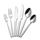 48-Piece Silverware Set with Steak Knives Flatware Set for 8 Stainless Steel ...