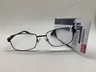 E127 Foster Grant Ti-TECH HYPER-FLEX TI100 2.50 DGN Reading Glasses READERS
