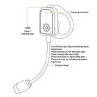 Rechargeable Book Light Hanging Ear Reading Light 3 Light Modes For Dormitory