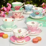 EUROPEAN BONE PORCELAIN COFFEE CUP SET AFTERNOON TEA SET