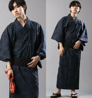 日式和服 出口日式男款傳統和服浴衣家居服COS舞台劇棉質和服配角帶腰帶【HZ66846】