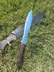 CUSTOM HANDMADE D2 TOOL STEEL GREEK XIPHOS GLADIUS SWORD VIKING SWORD