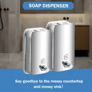 Multi-Function Soap Dispenser Wall Mount Reliable Commercial Hand Soap Unrbv☦