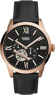[FOSSIL] ME3170 Men's Watch, 1.7 inches (44 mm), Black, Dial color - black, Watch automatic,gift