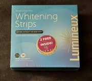 Lumineux Teeth Whitening Strips - Enamal Safe/Peroxide Free - Expires 1/2026