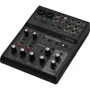 Yamaha AG06MK2 6-Channel Mixer and USB Audio Interface (Black)