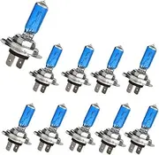 10pcs 24V H7 100W Halogen Bulb Super Bright Fog Lights High Power Headlight Lamp Car Source Parking White