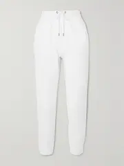 [James Perse] James Perse - Supima Cotton-jersey Track Pants - White - 4 4 White