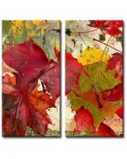 Ready2HangArt Fall Ink XXI Wrapped Canvas Wall Art