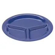 G.E.T. CP-10-PB Diamond Peacock Blue Melamine 10.25" dia. Mardi Gras Plate