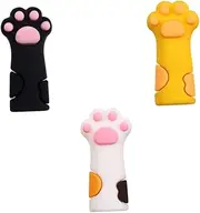 Beatifufu 6pcs Cat Paw Silicone Protective Scissors Caps Tweezers Covers for Nail Tools Anti-fall Design Safe for Pets for Manicure and Pedicure