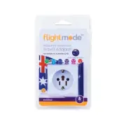 Flightmode Inbound Universal Travel Adaptor International Power Plug to AU NZ
