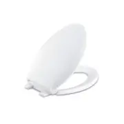 KOHLER Elongated Toilet Seat White Closed Front Antimicrobial Soft Close (2-Pck)