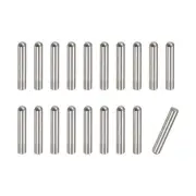 4x8mm Dowel Pins, 50pcs Round Head Flat Chamfered End Dowel Pin