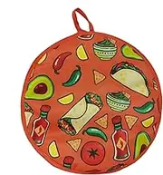 Tortilla Insulated Bag - Microwave Warm Food, Heat Retention Pouch | Taco Steaming Wrap, Kitchen Heating Accessories, Thermal Serving Sack, Convenient Tortilla Carrier for Everyday Cooking