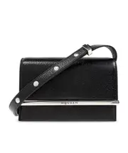 Alexander McQueen T-Bar Shoulder Bag One size black